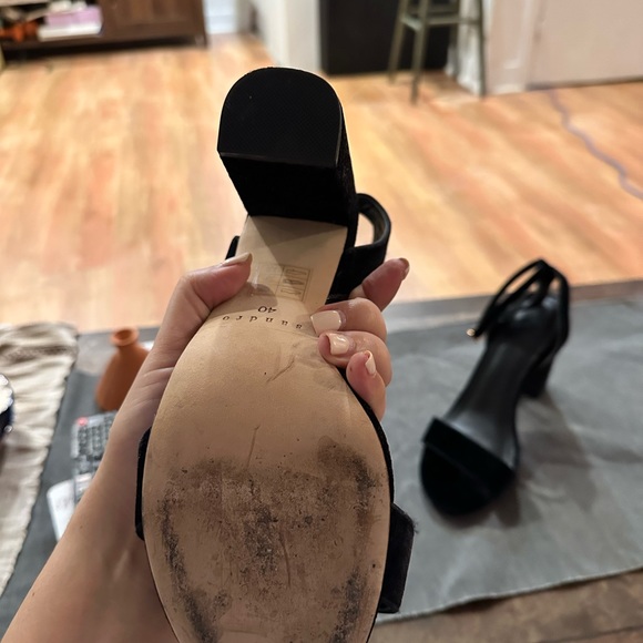 Sandro Velvet Sandals - Picture 5 of 6